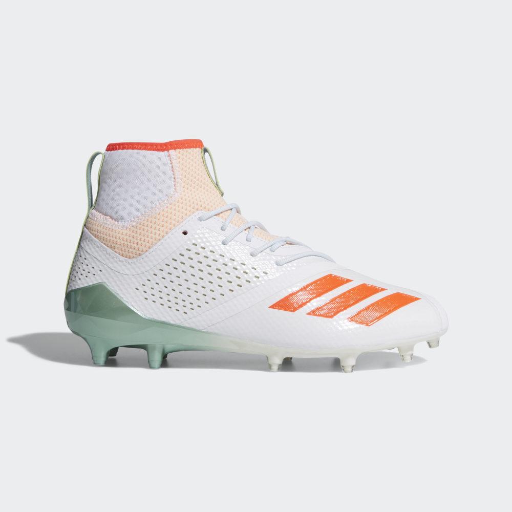 Tenisi Adidas Adizero 5-Star 7.0 Long Island Mid Barbati Romania - Albi/Rosii/Gri Verzi BB7256